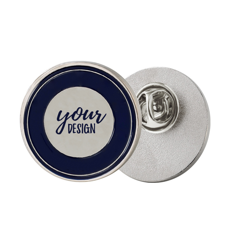 Custom Round Metal Lapel Pin