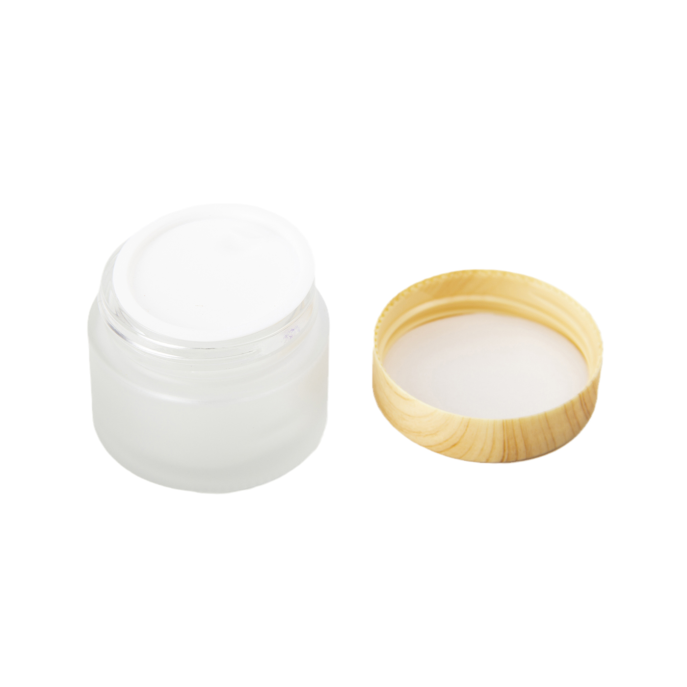 50g Frosted Glass Cosmetic Jar3